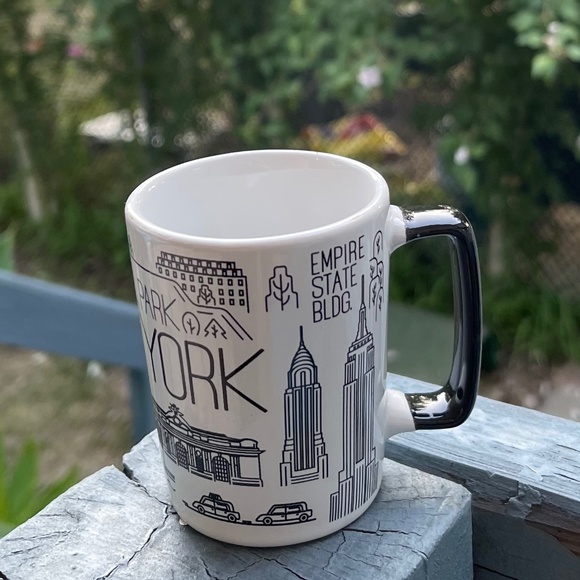 Brand New NYC Espresso Mug with iconic city landmarks - Picture 5 of 8